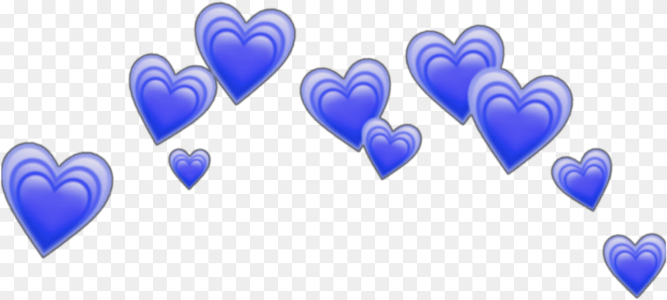 Blue Emoji Emoji Heart Crown Free Png