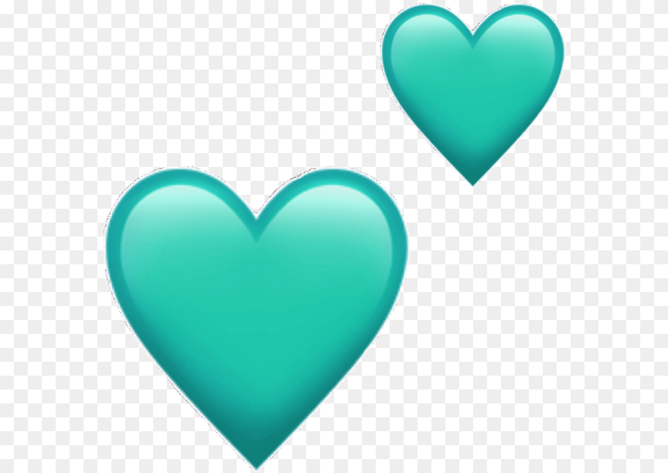 Blue Emojis Emoji Hearts Heart Heartemoji Heart Emoji, Turquoise Free Transparent Png