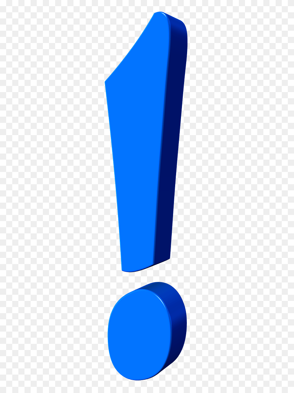 Blue Exclamation Mark Clipart, Wedge Free Png