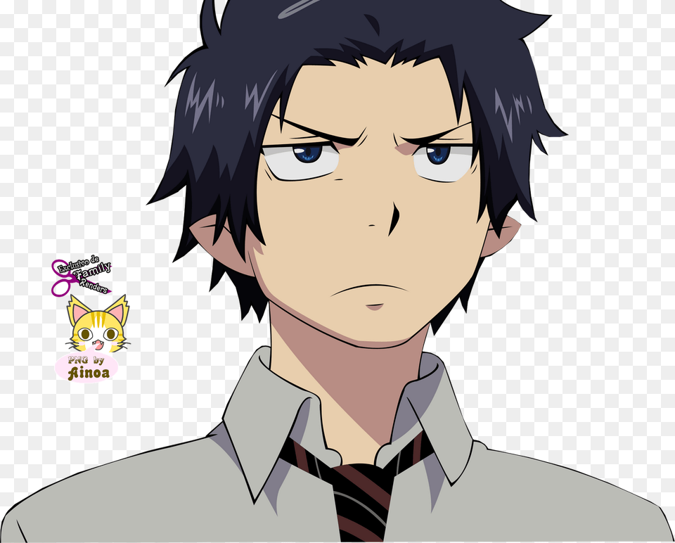 Blue Exorcist Rin Hair Clip, Publication, Book, Comics, Person Free Png