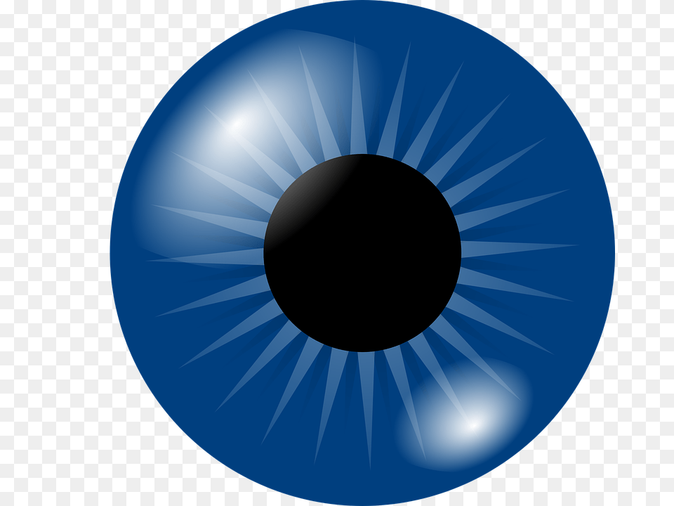 Blue Eye Clip Art Vector In Open Office Drawing, Sphere, Hole, Ball, Sport Free Png Download