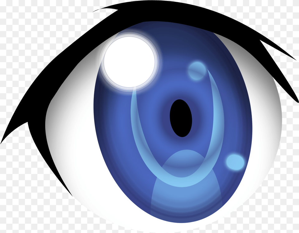 Blue Eyes Clipart Anime Eye, Sphere, Disk, Lighting Free Transparent Png