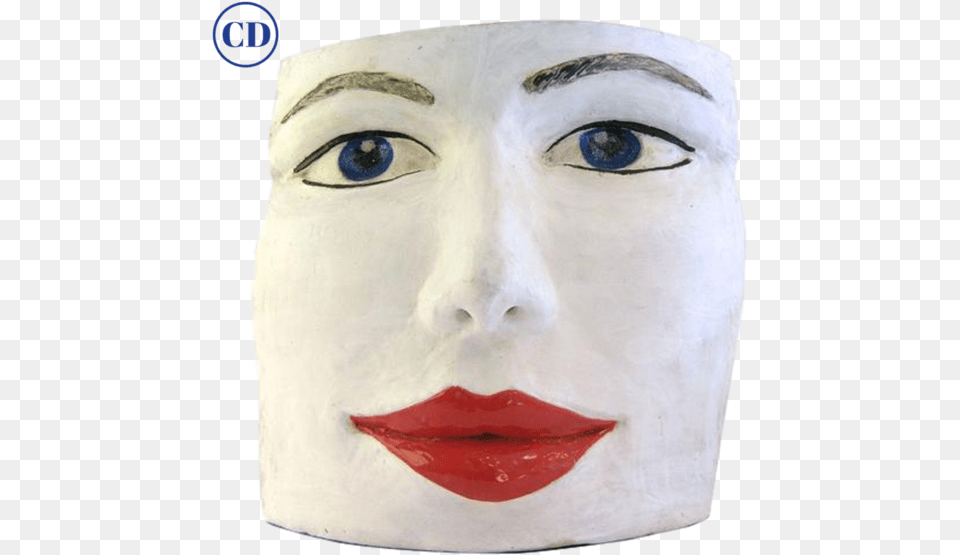 Blue Eyes Face Terra Cotta Sculpture By Ginestroni Sculpture, Cosmetics, Lipstick, Head, Person Free Transparent Png