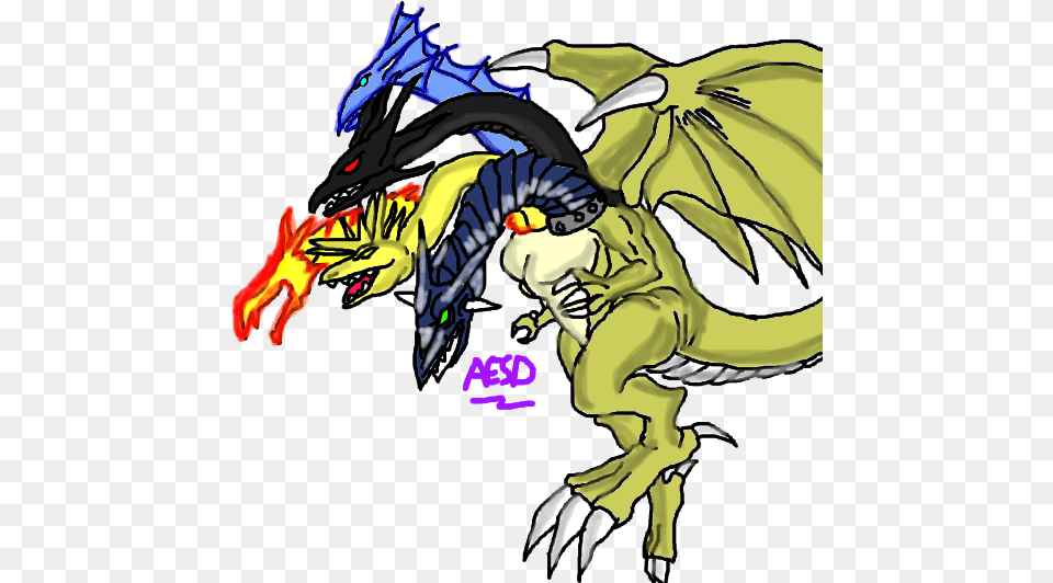 Blue Eyes White Dragon Five Headed Dragon Fanart Five Headed Dragon Yugioh Coloring, Baby, Person Free Transparent Png