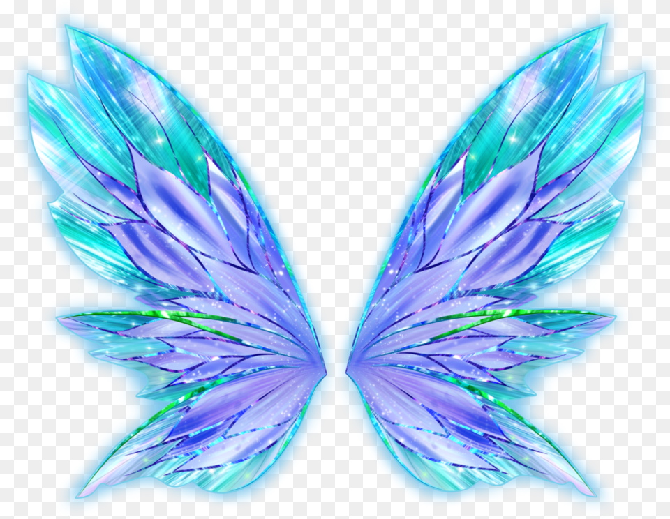 Blue Fairy Wings, Accessories, Crystal, Jewelry Free Png Download