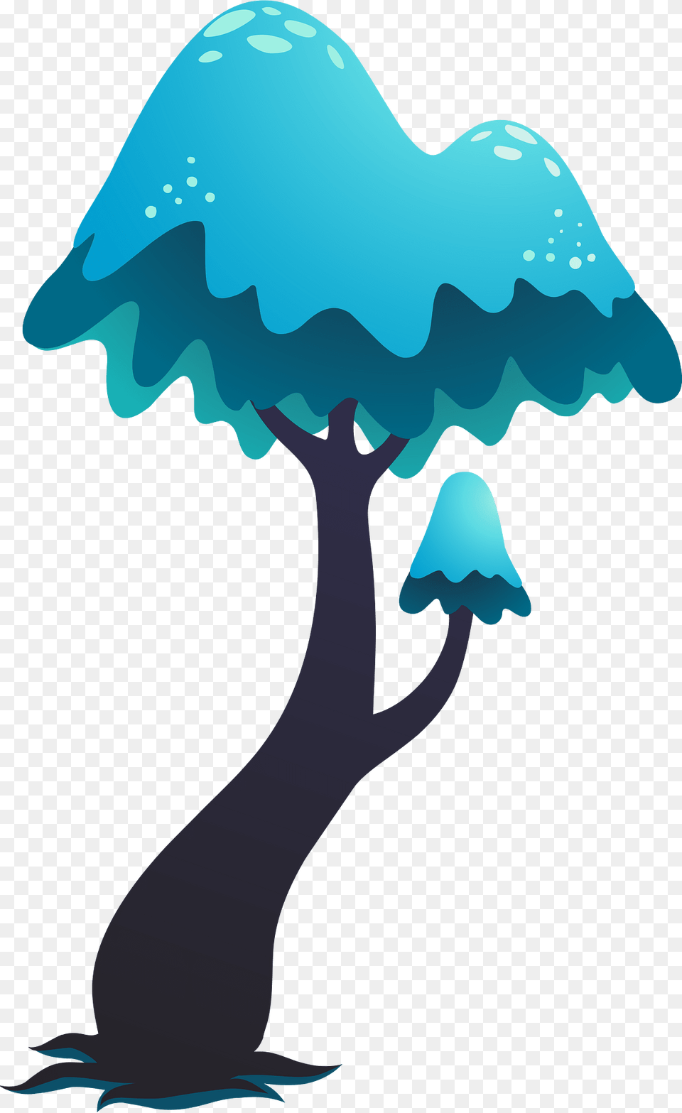 Blue Fantasy Tree Clipart, Water, Sea, Outdoors, Nature Free Png