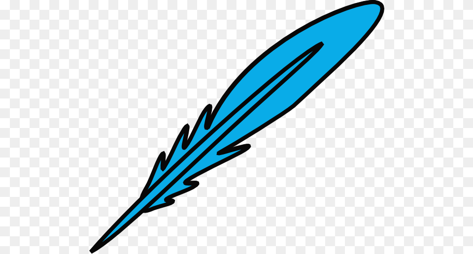 Blue Feather Clipart, Blade, Dagger, Knife, Weapon Free Png