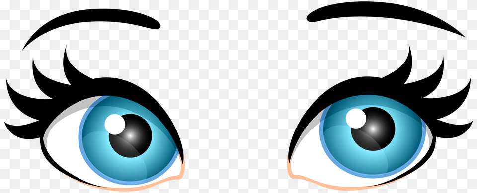 Blue Female Eyes Clip Art Best Web Clipart With Regard To Eyes, Graphics, Contact Lens Free Png Download