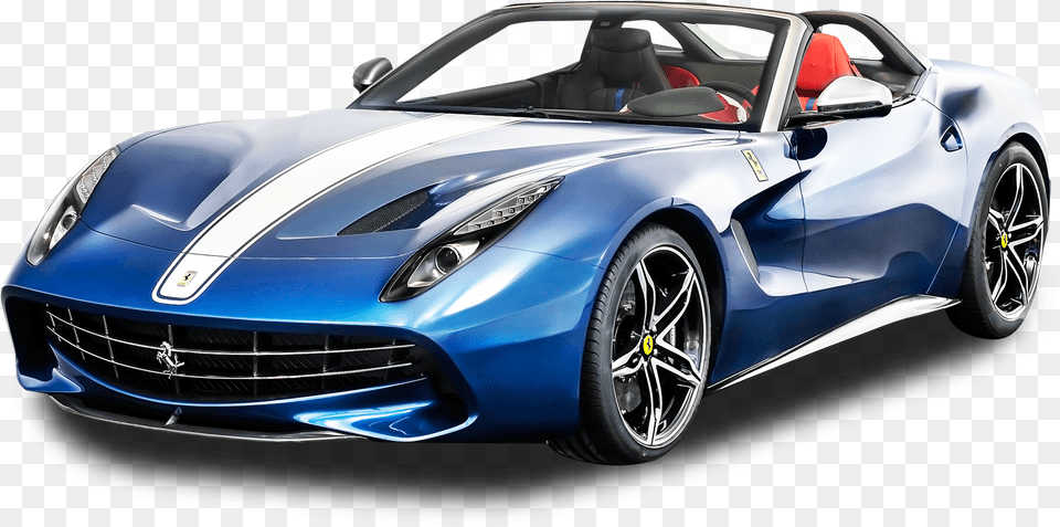 Blue Ferrari F60 America Car Image Ferrari F60 America, Vehicle, Transportation, Sports Car, Wheel Png