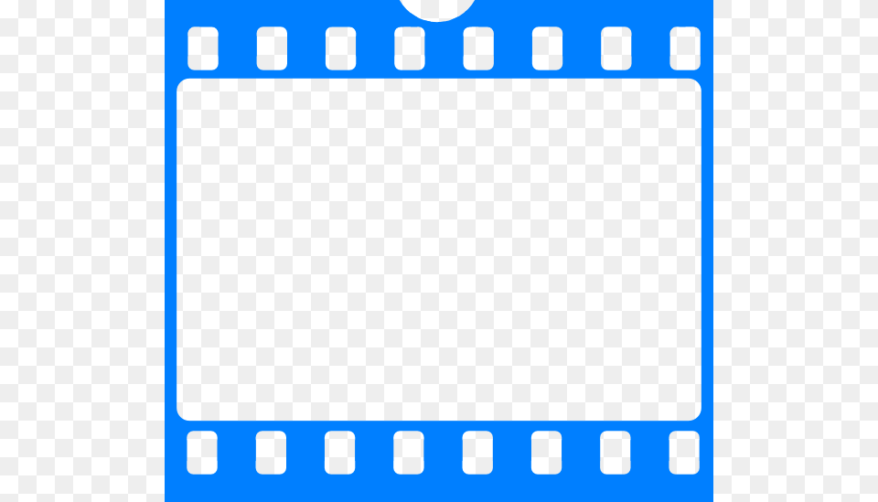 Blue Film Strip, Text Png