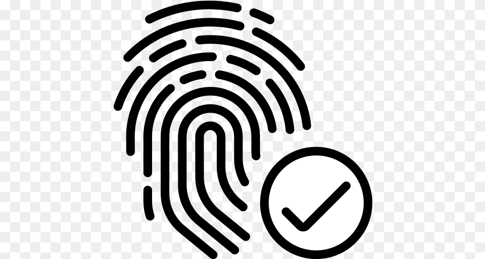 Blue Fingerprint Svg Icon Free Png Download