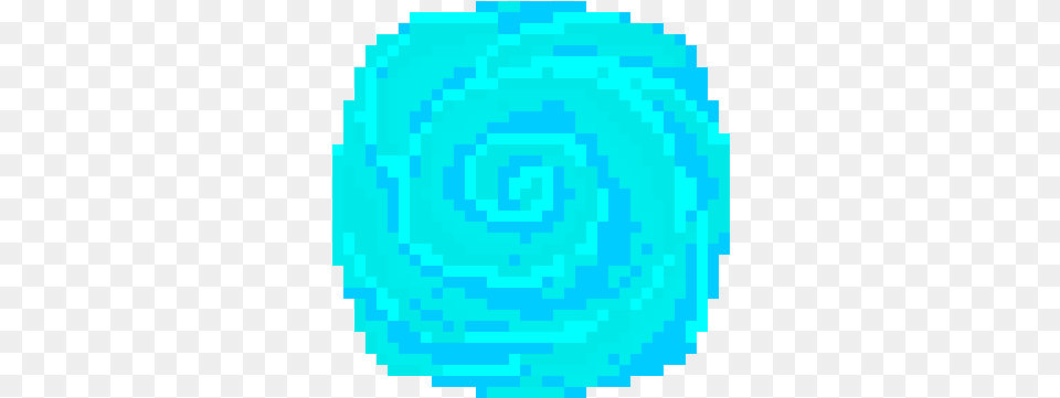 Blue Fire Ball Simpsons Donut Pixel, Spiral, Turquoise, Coil, Food Free Png