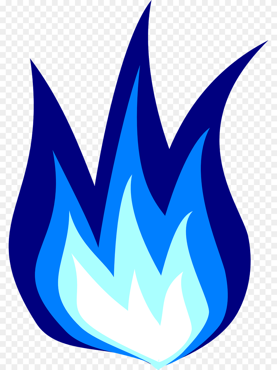 Blue Fire Clipart, Flame, Flag, Nature, Night Free Png Download