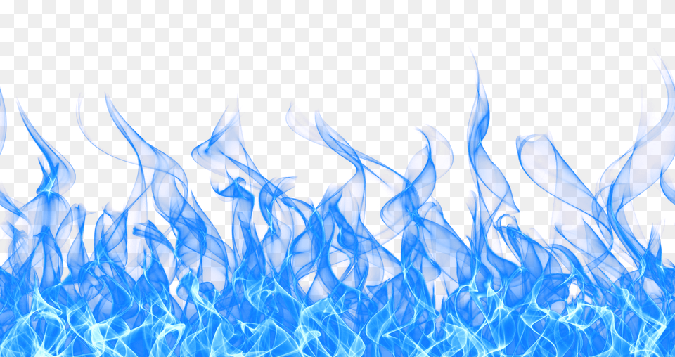Blue Fire Footer, Pattern, Flame, Plant, Accessories Free Transparent Png