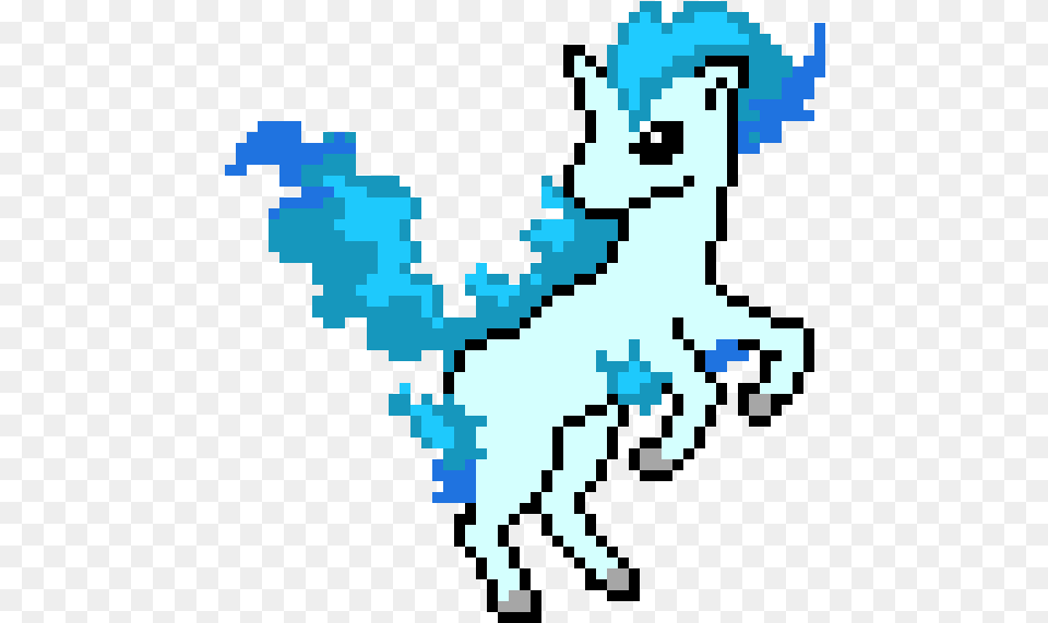 Blue Fire Ponyta Victoria, Qr Code, Animal, Bird, Jay Png