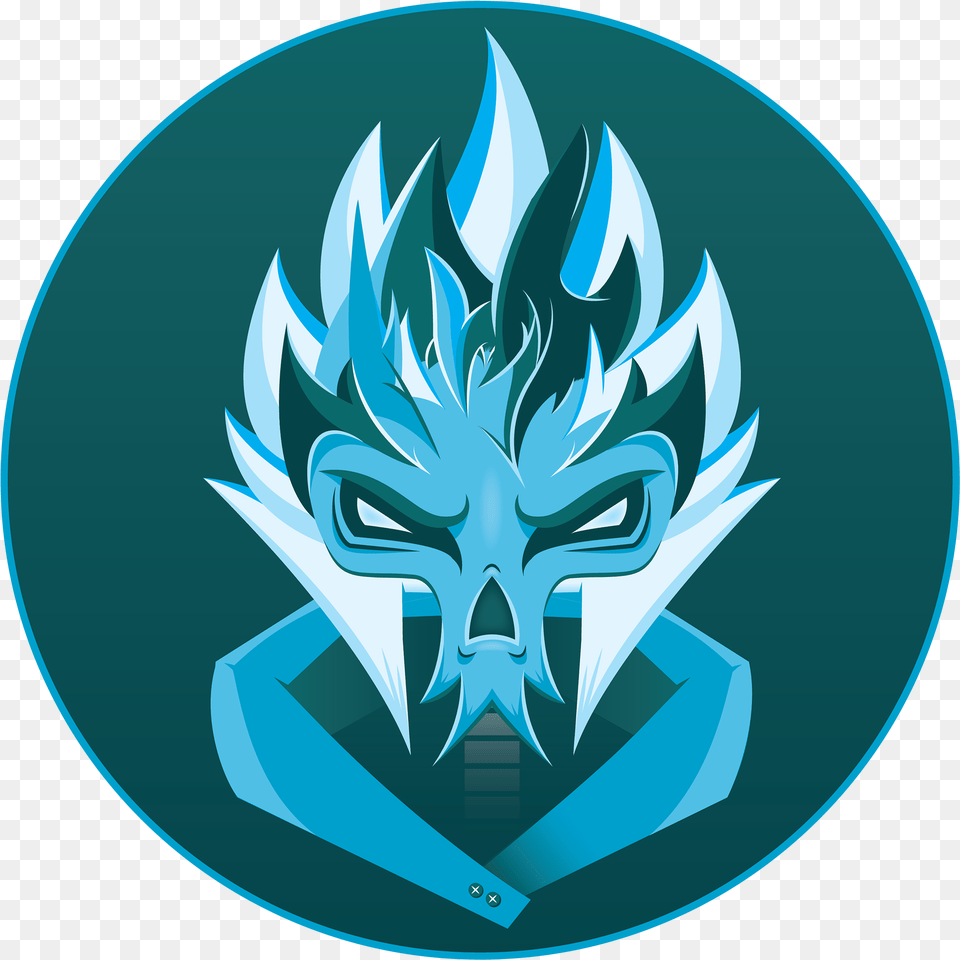 Blue Fire Skull Icon Behance Museum Park, Logo, Ice Free Png Download