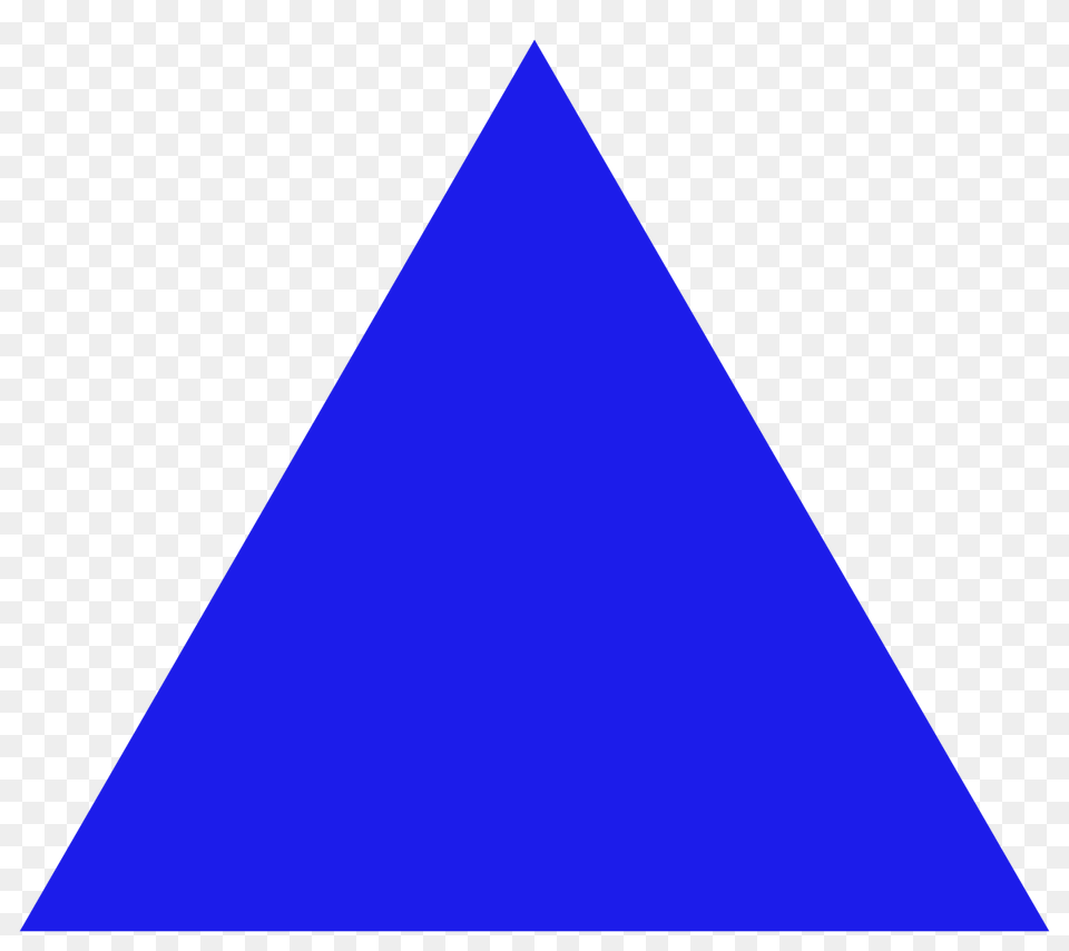 Blue Fire Triangle Blue Color Free Transparent Png