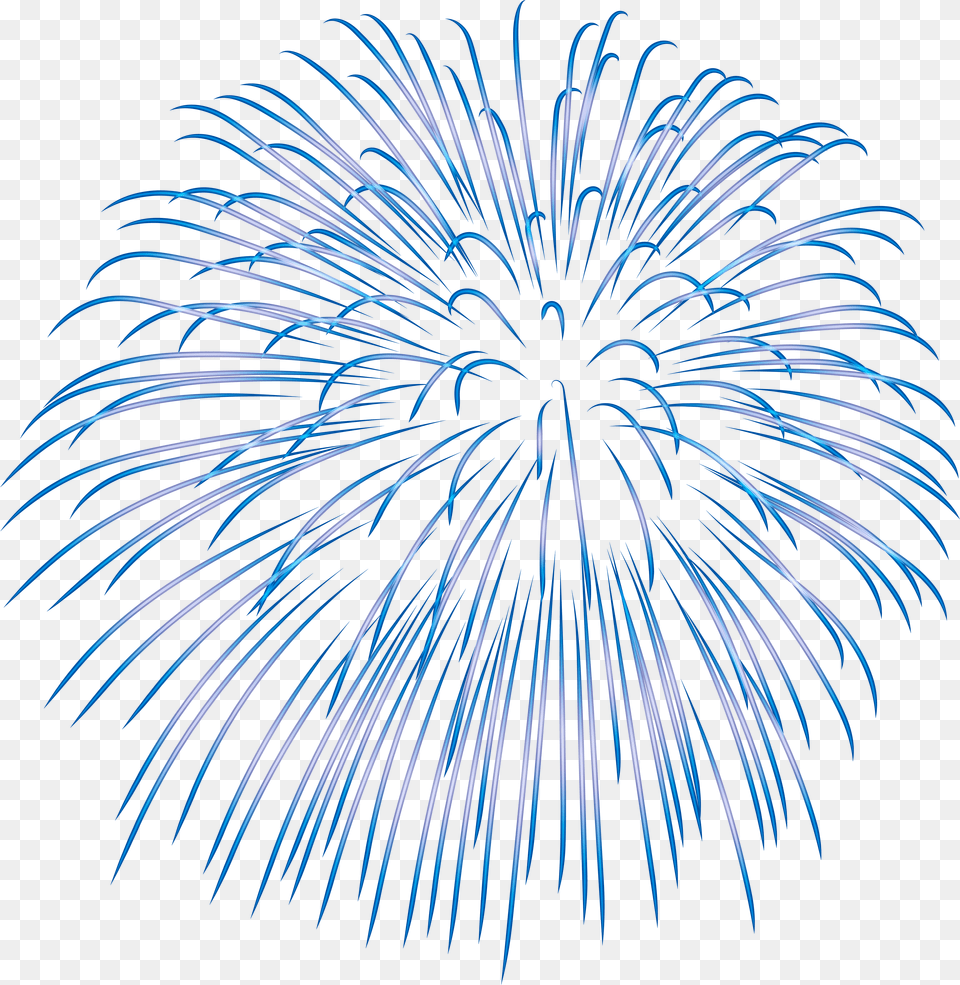 Blue Firework Transparent Free Png