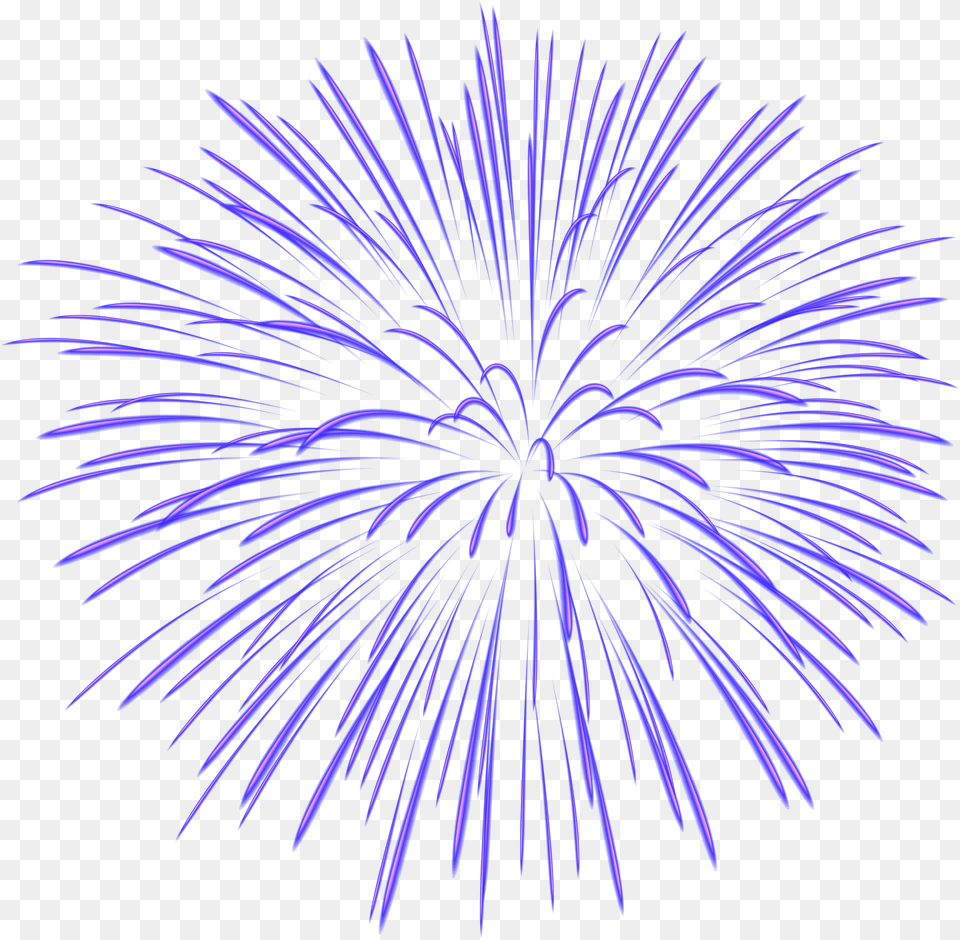 Blue Fireworks Clipart Free Transparent Png