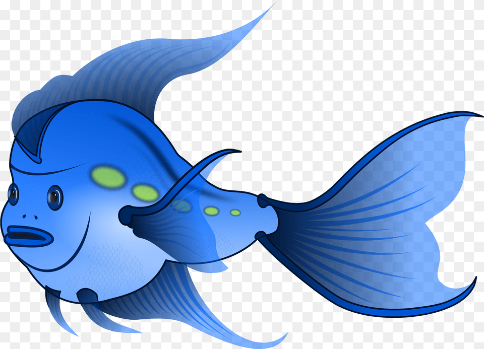 Blue Fish Clipart Free Clipart Blue Fish, Animal, Sea Life, Shark, Angelfish Png