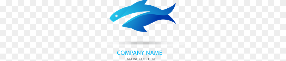 Blue Fish Logo Vector, Animal, Dolphin, Mammal, Sea Life Png