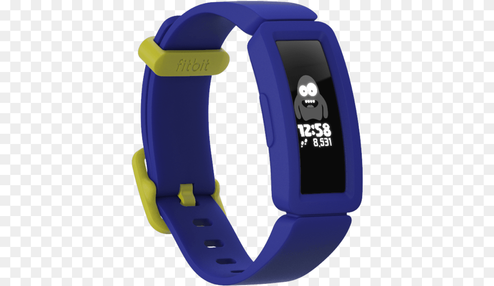 Blue Fitbit Ace, Wristwatch, Arm, Body Part, Person Free Png Download