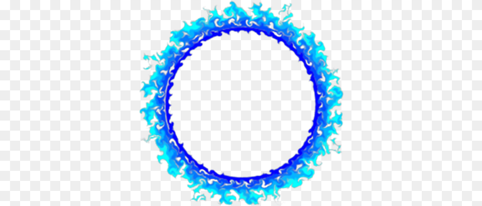 Blue Flame Circle Sword Fight On The Heights Ring Roblox, Accessories, Pattern, Oval Png Image