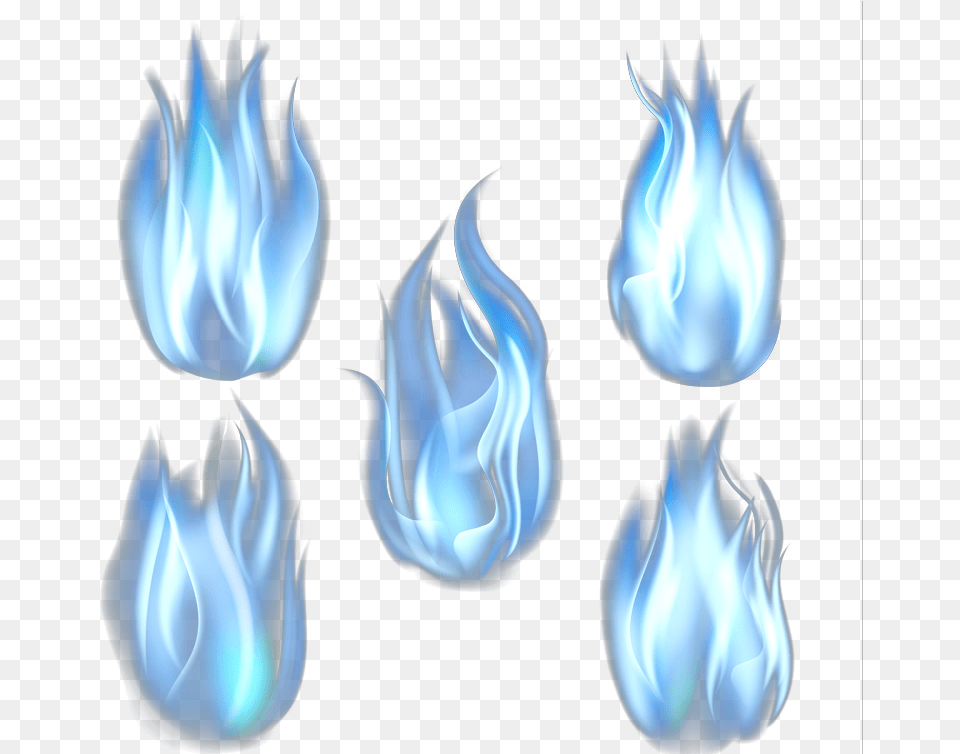 Blue Flame Fire Euclidean Vector Blue Fire Transparent Background Png Image