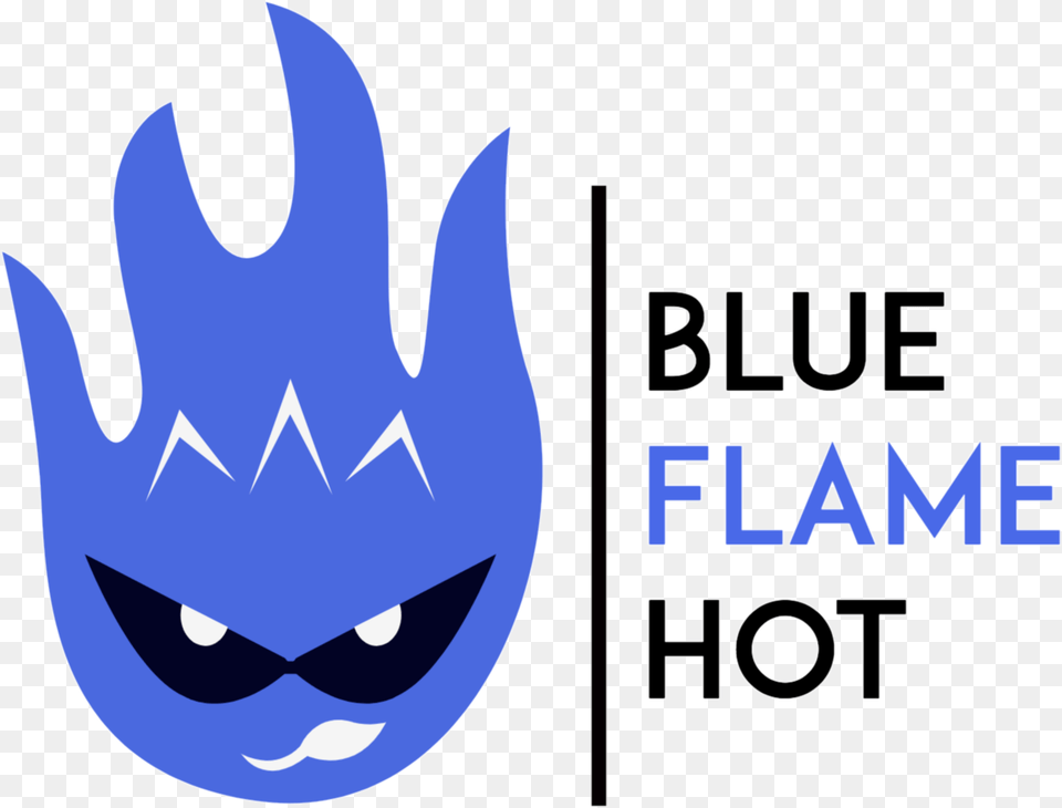 Blue Flame Hot Blueflamehot, Logo, Symbol, Animal, Fish Free Transparent Png