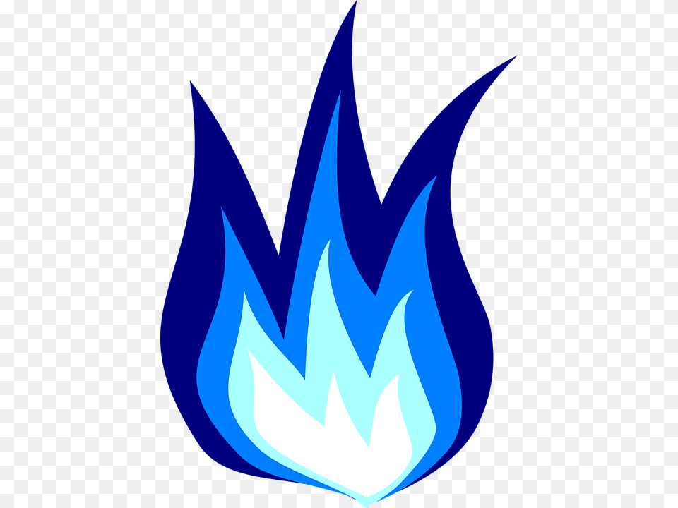 Blue Flame Fire Clip Art, Animal, Fish, Sea Life, Shark Png Image