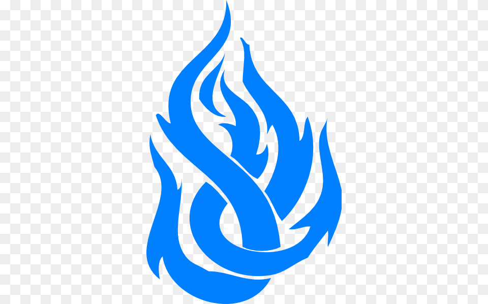 Blue Flames Clip Art At Clker Stylish Tribal Tattoos, Fire, Flame, Animal, Fish Free Png