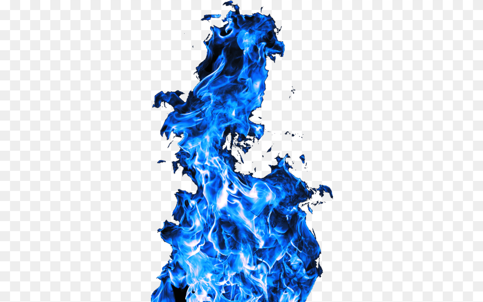 Blue Flames Transparent Background Blue Fire, Flame, Bonfire, Smoke Free Png Download
