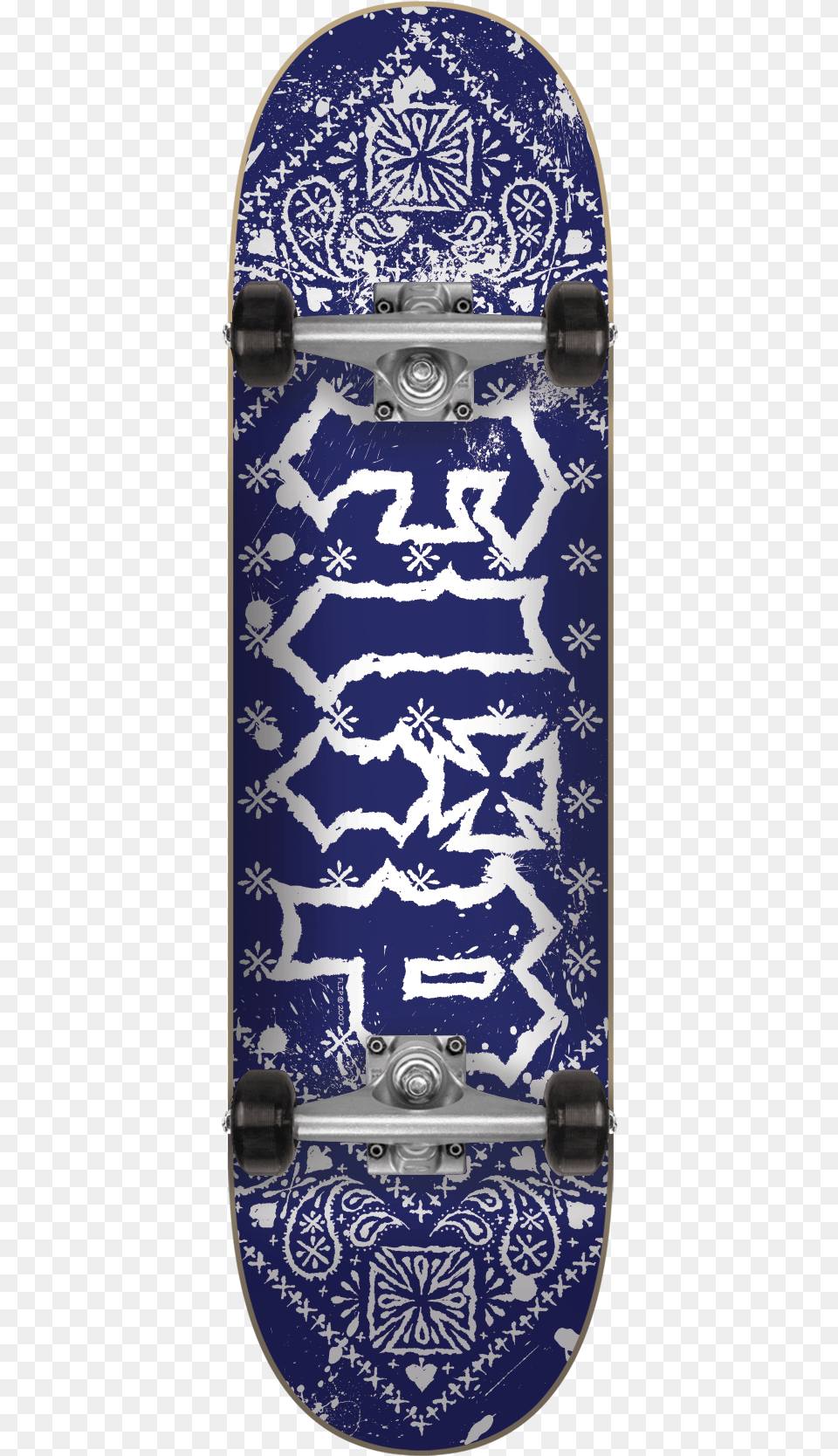 Blue Flip Bandana Skateboard Png