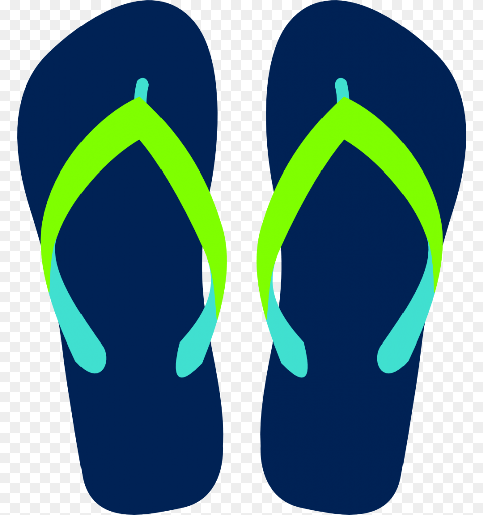 Blue Flip Flops Vector Clipart, Clothing, Flip-flop, Footwear, Person Png