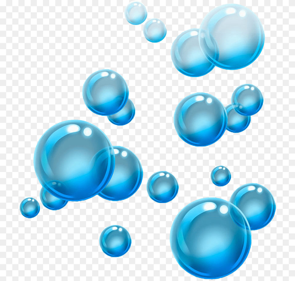 Blue Floating Water Bubbles Water Bubbles Clipart, Sphere, Bubble Free Png Download