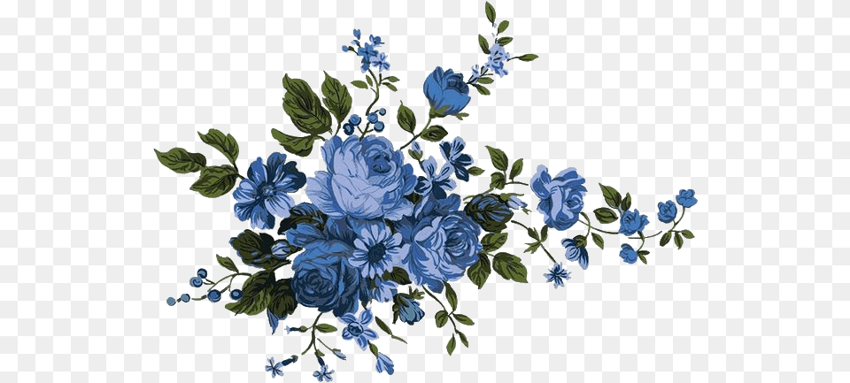 Blue Floral Free Download Mart Navy Blue Flowers, Art, Floral Design, Plant, Graphics Png Image