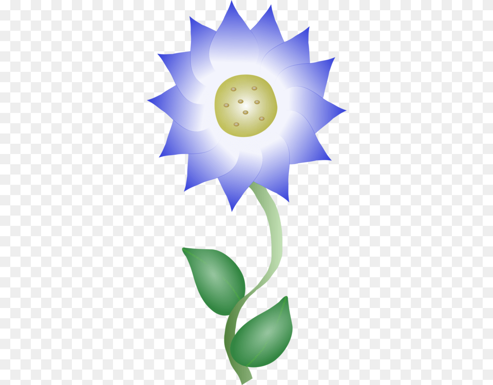 Blue Flower Blue Flower Download Blue Rose, Sunflower, Plant, Leaf, Art Png Image