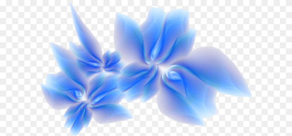 Blue Flower Border Designs Blue Flowers Borders Transparent, Art, Graphics, Petal, Plant Free Png Download