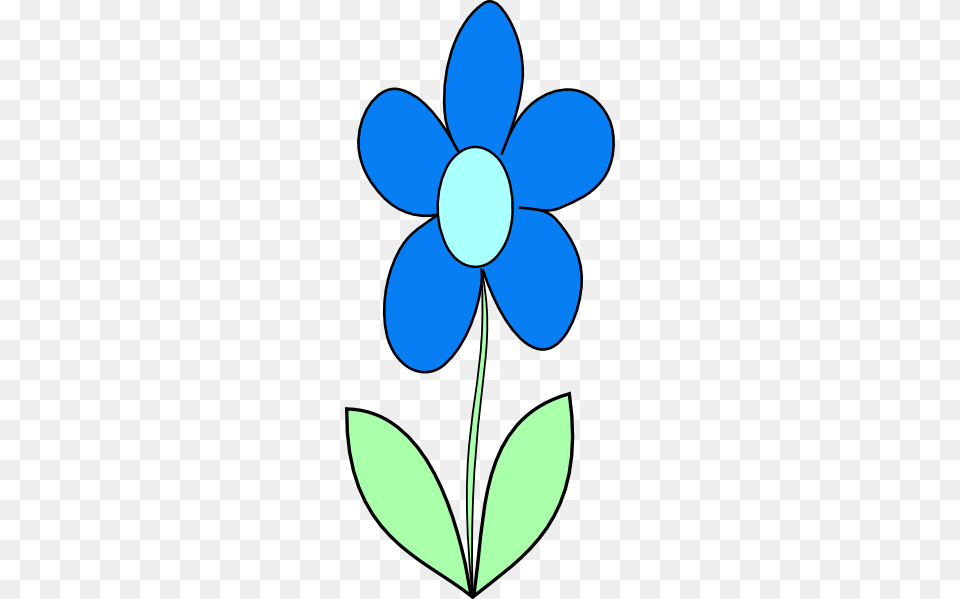 Blue Flower Clip Art, Anemone, Daisy, Petal, Plant Free Png Download