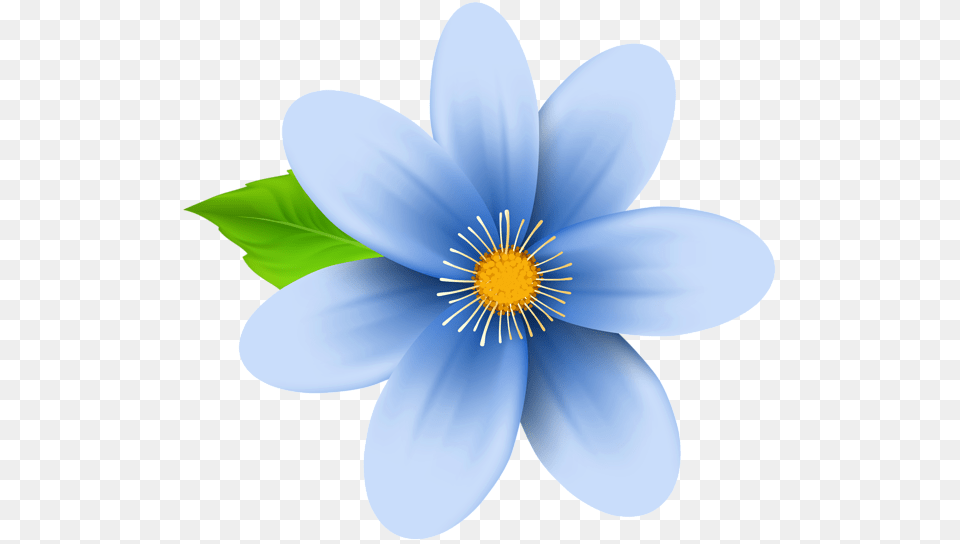 Blue Flower Clip Art, Anemone, Anther, Daisy, Petal Png Image