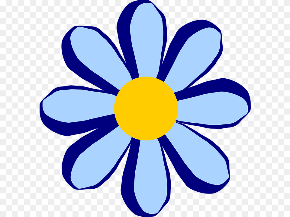 Blue Flower Clip Art At Clker Pink Flowers Clipart, Anemone, Daisy, Plant, Petal Png