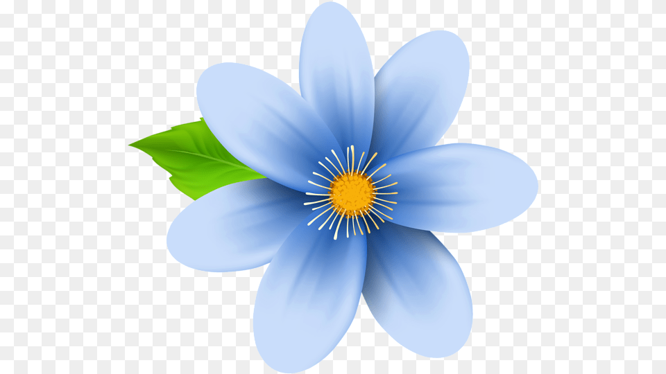 Blue Flower Clip Art Image Blue Flower Clip Art, Anemone, Anther, Daisy, Petal Free Png
