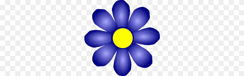 Blue Flower Clip Art Look, Anemone, Daisy, Plant, Petal Free Transparent Png