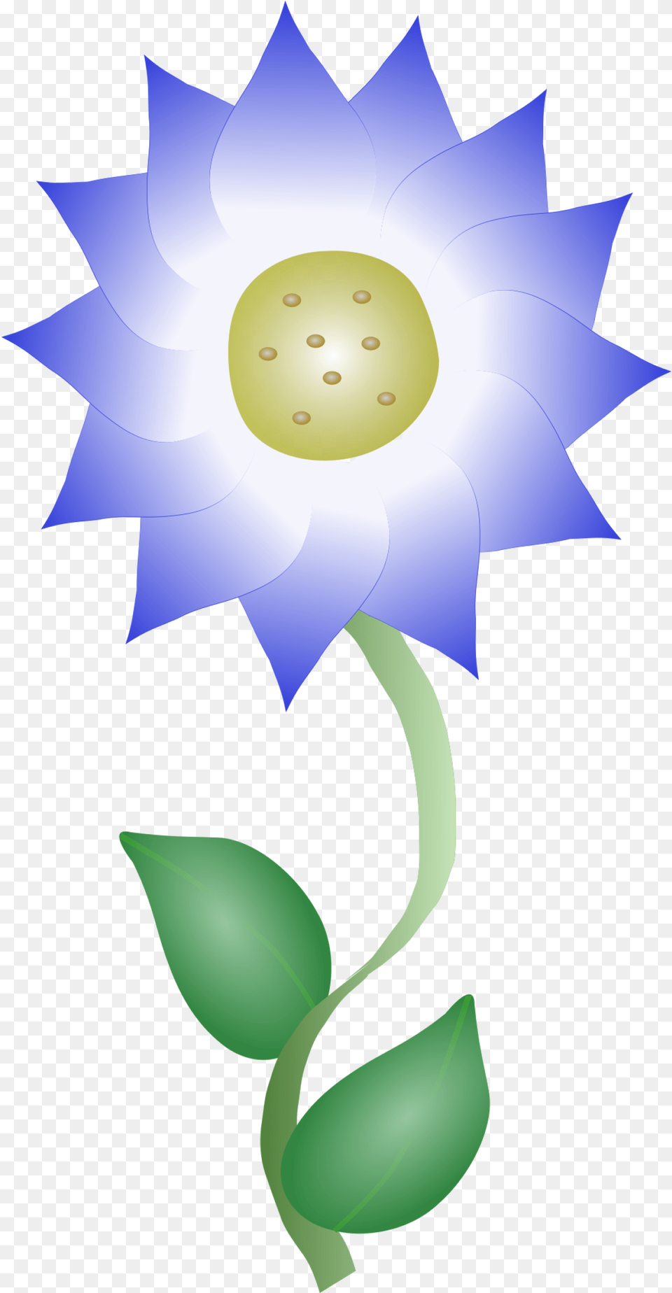 Blue Flower Clip Arts For Web Clip Arts Blue Flower Clip Art, Sunflower, Plant, Leaf, Graphics Free Transparent Png