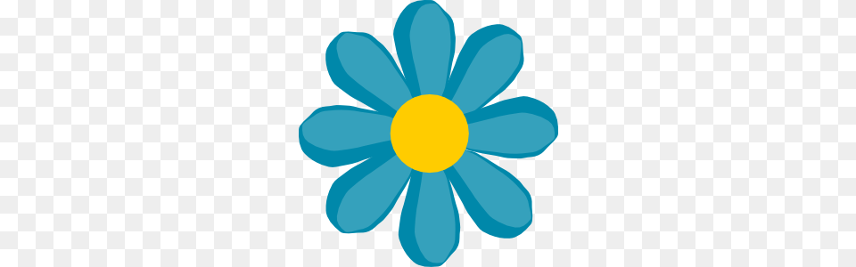 Blue Flower Clipart Cvet, Anemone, Daisy, Plant, Petal Free Png