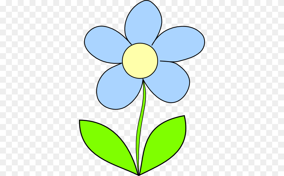 Blue Flower Clipart Large Flower, Anemone, Plant, Daisy, Petal Png