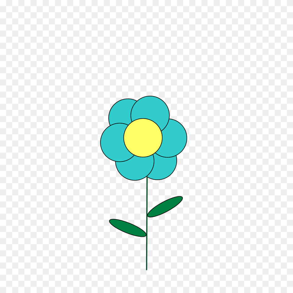 Blue Flower Clipart Little Flower, Anemone, Daisy, Plant, Petal Free Png