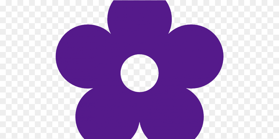 Blue Flower Clipart Shape Purple Flower Clipart, Anemone, Plant Free Png