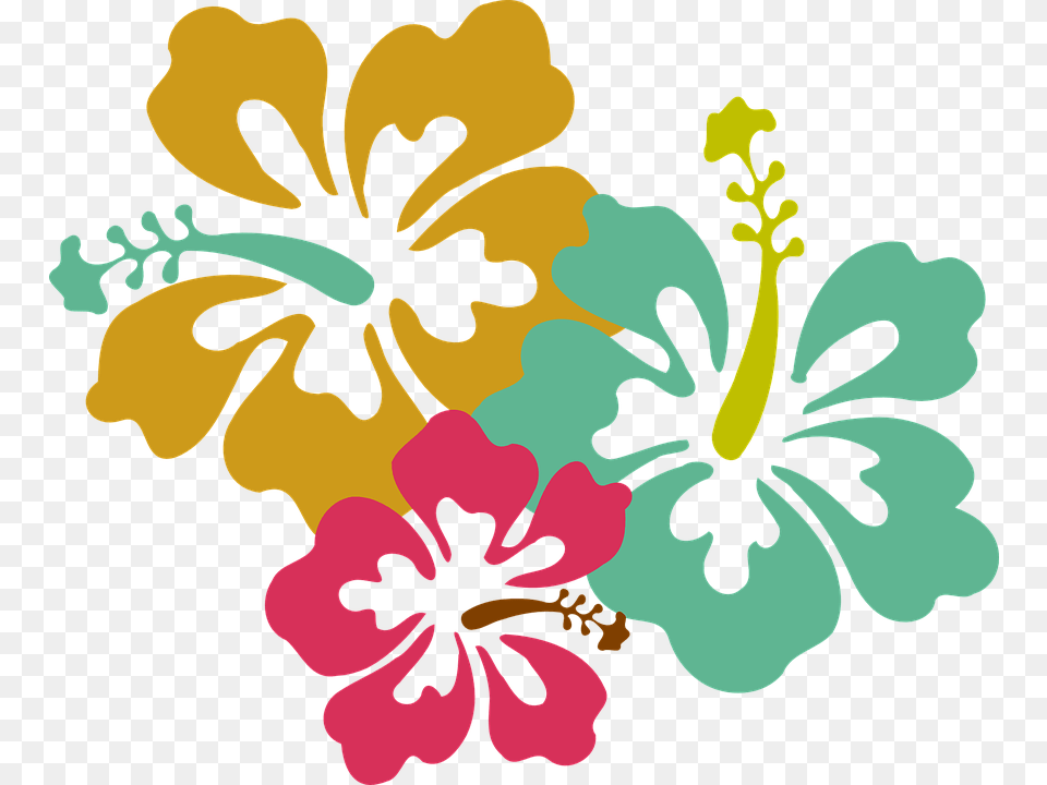 Blue Flower Clipart Yellow Hawaiian Flower Hibiscus Clip Art, Plant, Person Free Transparent Png