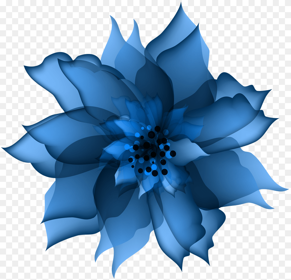 Blue Flower Collections Red Flower Transparent Background Free Png Download